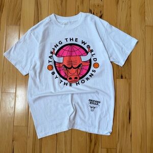 Vintage 1990s Chicago Bulls x Illinois Lottery Tee – Size Large